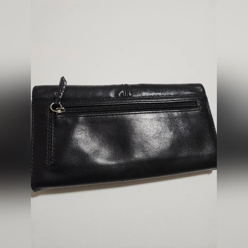Black Leather Coach Wallet - Picture 3 of 6